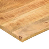 Tischplatte mit Bogen Ocsi 100x60x2,5cm (Mangoholz grob)