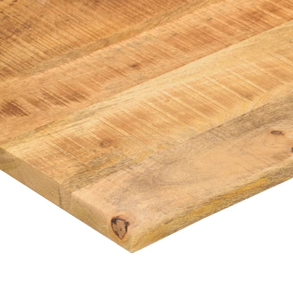 Tischplatte mit Bogen Ocsi 100x60x2,5cm (Mangoholz grob)