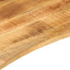Tischplatte mit Bogen Ocsi 100x60x2,5cm (Mangoholz grob)