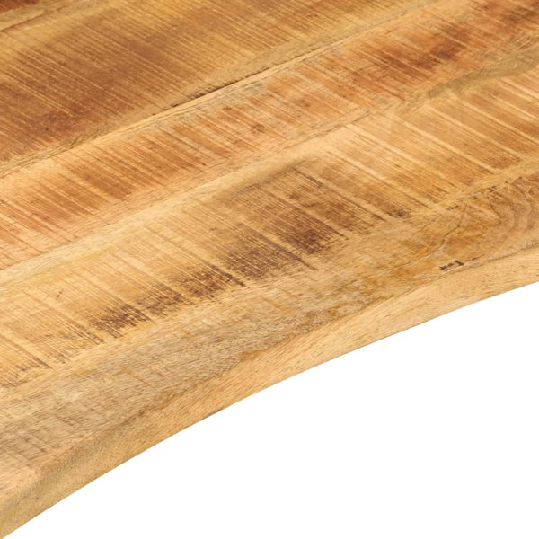 Tischplatte mit Bogen Ocsi 100x60x2,5cm (Mangoholz grob)