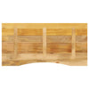 Tischplatte geschwungen Shawn 140x60x2,5cm (Mangoholz grob)