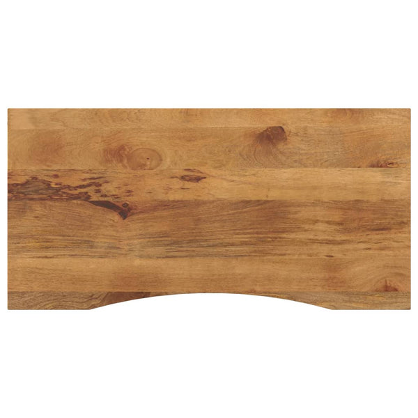 Pöytälevy kaarella Ricusca 110x60x2,5cm (karkea mangopuu)
