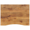 Tischplatte mit Bogen Capra 100x80x2,5cm (Mangoholz grob)
