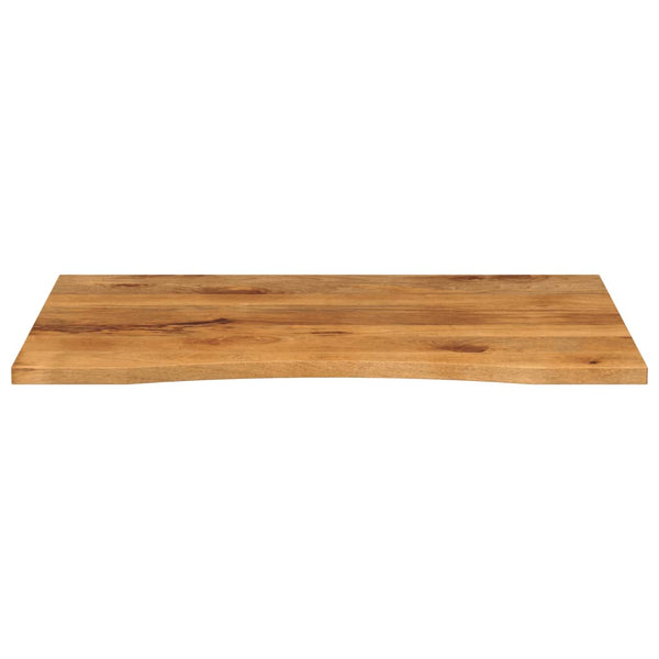 Tischplatte mit Bogen Capra 100x80x2,5cm (Mangoholz grob)