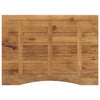 Tischplatte mit Bogen Capra 100x80x2,5cm (Mangoholz grob)