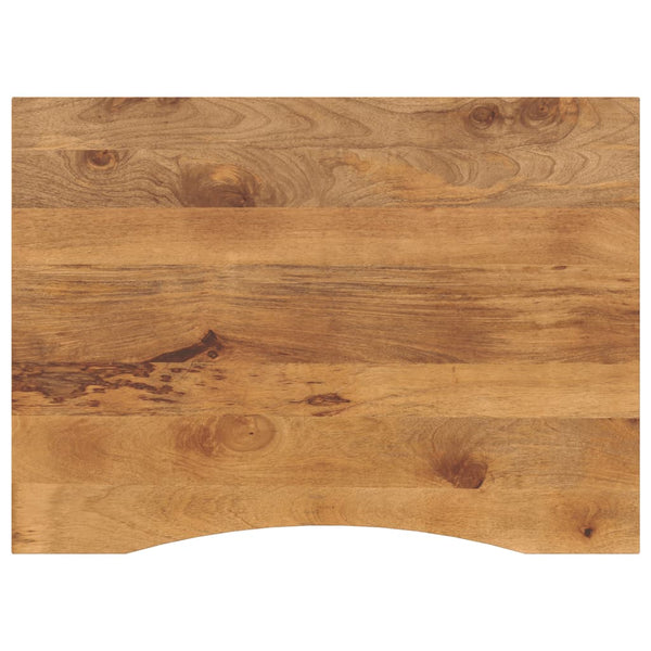 Pöytälevy kaarella Indreica 110x80x2,5cm (karkea mangopuu)