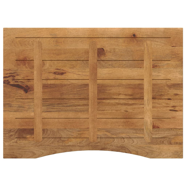 Pöytälevy kaarella Indreica 110x80x2,5cm (karkea mangopuu)