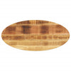 Tischplatte Agespina 100x40x2,5cm (oval, Mangoholz)