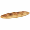 Tischplatte Agespina 100x40x2,5cm (oval, Mangoholz)