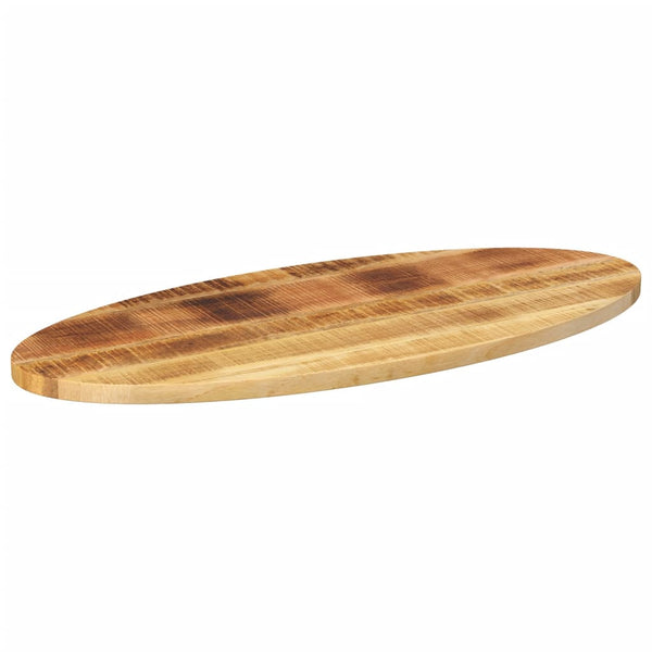 Tischplatte Agespina 100x40x2,5cm (oval, Mangoholz)