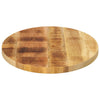 Tischplatte Agespina 100x40x2,5cm (oval, Mangoholz)
