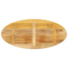 Tischplatte Agespina 100x40x2,5cm (oval, Mangoholz)