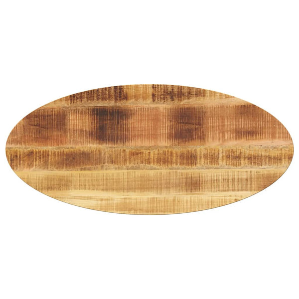 Tischplatte Agespina 110x40x2,5cm (oval Mangoholz)