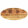 Tischplatte Agespina 110x40x3,8 cm (oval, Mangoholz)