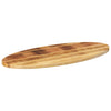 Tischplatte Agespina 110x40x3,8 cm (oval, Mangoholz)