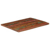 Tischplatte Dtr 100x80x2,5cm (rechteckig recyceltes Massivholz)