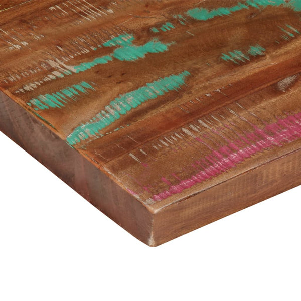 Tischplatte Dtr 100x80x2,5cm (rechteckig recyceltes Massivholz)
