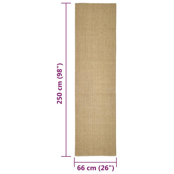 Sisalmatte für Kratzbaum Marandel 66x250cm