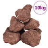 Rotes Lavagestein Vanelusa 10-30 cm (10 kg)