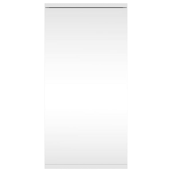 Weißer Bad-Eckspiegelschrank Ladiszlau 30x24x60cm