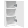 Weißer Bad-Eckspiegelschrank Ladiszlau 30x24x60cm