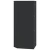 Schwarzer Badezimmer-Eckspiegelschrank Ladiszlau 30x24x60cm
