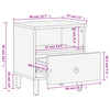 Nachttisch Joesph 40x33x46cm (Mangoholz)