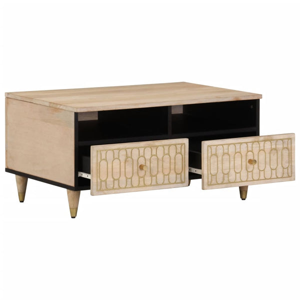 Letitie Couchtisch 80x54x40cm (Mangoholz)