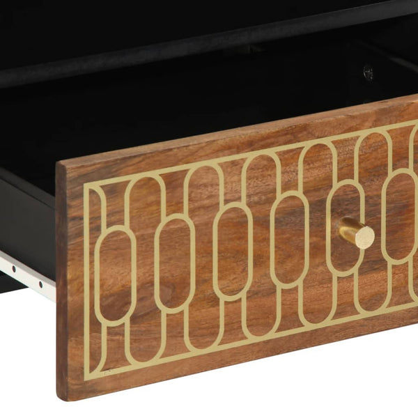 TV-Lowboard Bozsi, Größe 80x33x46cm, Mango massiv