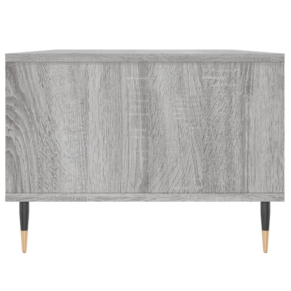Grauer Couchtisch Burtea 90x50x36,5cm (Holz)