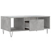 Betongrauer Couchtisch Luminita 90x50x36,5cm (Holz)