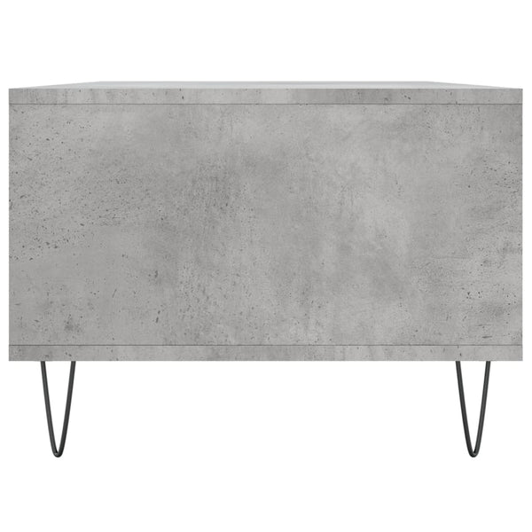 Betongrauer Couchtisch Luminita 90x50x36,5cm (Holz)
