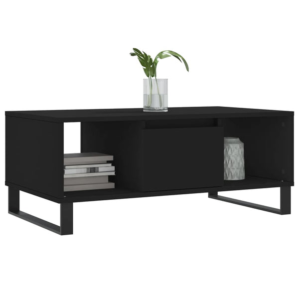 Couchtisch Mvasile schwarz 90x50x36,5cm (Holz)