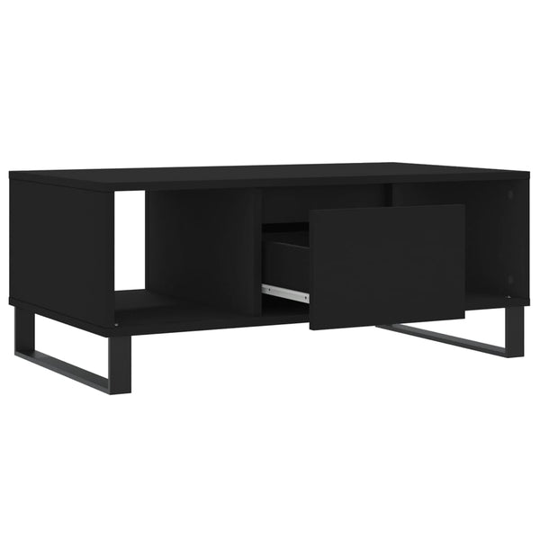 Couchtisch Mvasile schwarz 90x50x36,5cm (Holz)