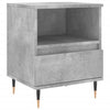 Nachttisch Stamatis 40x35x50cm in Betonoptik (Holz)