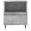 Nachttisch Stamatis 40x35x50cm in Betonoptik (Holz)