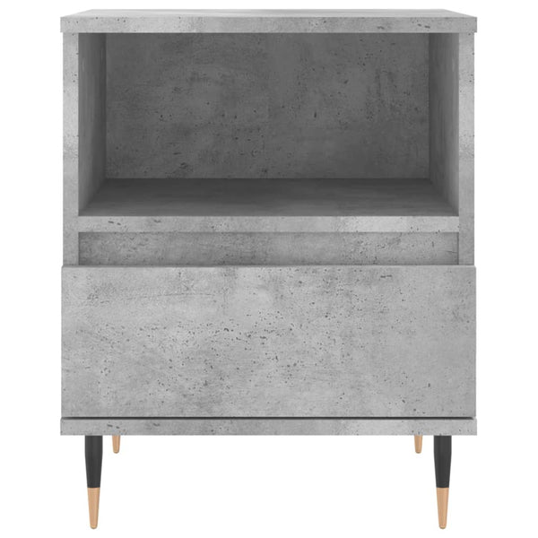Nachttisch Stamatis 40x35x50cm in Betonoptik (Holz)