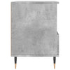 Nachttisch Stamatis 40x35x50cm in Betonoptik (Holz)