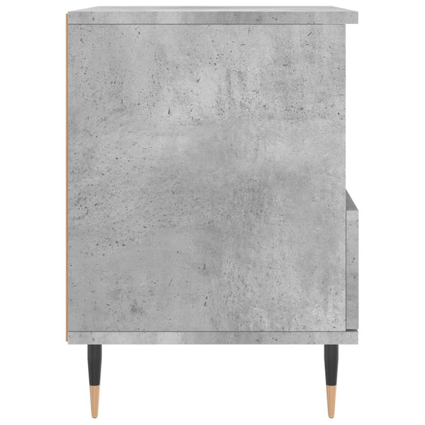 Nachttisch Stamatis 40x35x50cm in Betonoptik (Holz)