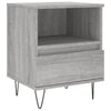 Grauer Nachttisch Kila 40x35x50cm (Holz)