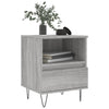 Grauer Nachttisch Kila 40x35x50cm (Holz)