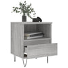 Grauer Nachttisch Kila 40x35x50cm (Holz)
