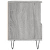 Grauer Nachttisch Kila 40x35x50cm (Holz)