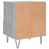 Grauer Nachttisch Kila 40x35x50cm (Holz)
