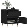 Schwarze Nachttische Iralion 40x35x50cm (2er-Set aus Holz)