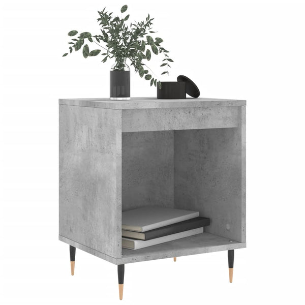 Nachttisch Betongrau Borbandi 40x35x50cm (Holz)