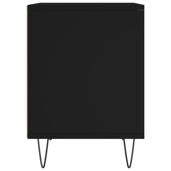 Schwarze Nachttische Jageta 40x35x50cm (2er Set aus Holz)
