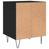 Schwarze Nachttische Jageta 40x35x50cm (2er Set aus Holz)