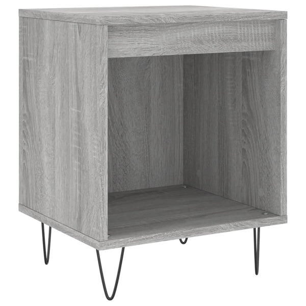 Harmaa yöpöydät Jageta 40x35x50cm (2 kpl sonoma puinen)