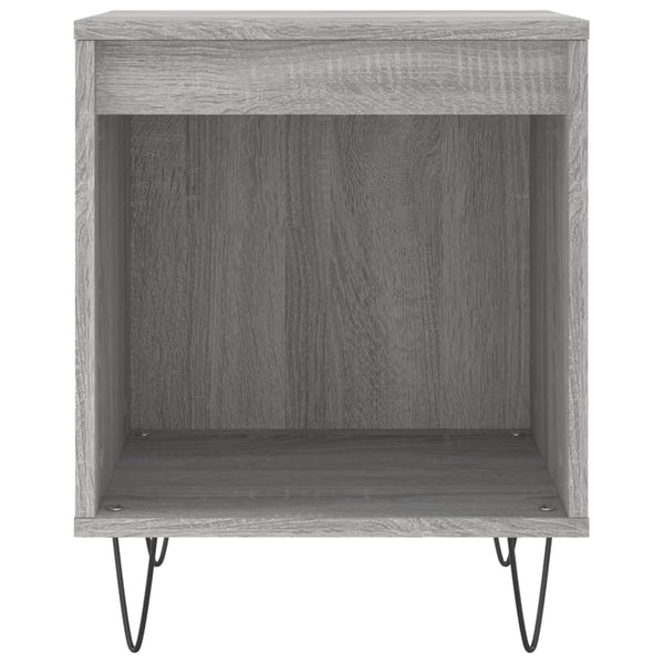Harmaa yöpöydät Jageta 40x35x50cm (2 kpl sonoma puinen)